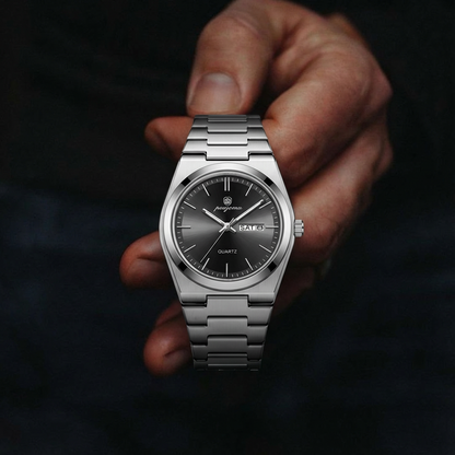 Meridian Noble – Poedagar Edition | Luxury Stainless Steel Quartz Timepiece