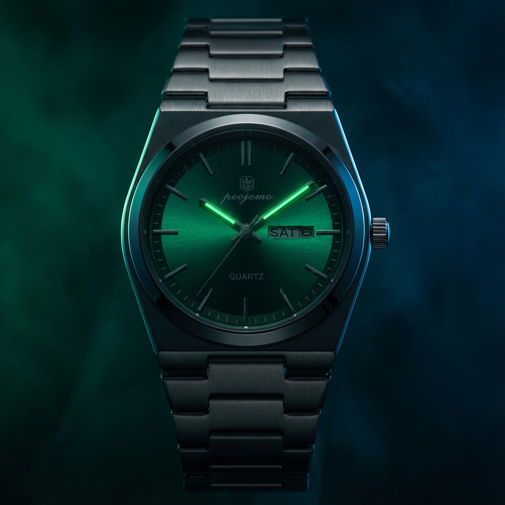 Meridian Noble – Poedagar Edition | Luxury Stainless Steel Quartz Timepiece