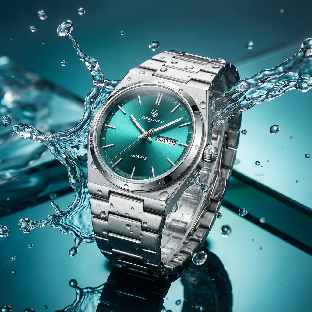 Meridian Noble – Poedagar Edition | Luxury Stainless Steel Quartz Timepiece