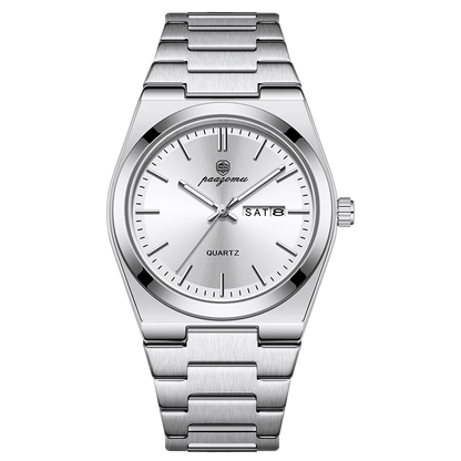 Meridian Noble – Poedagar Edition | Luxury Stainless Steel Quartz Timepiece