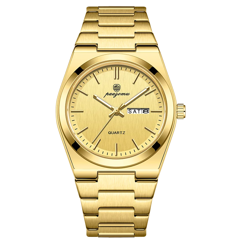 Meridian Noble – Poedagar Edition | Luxury Stainless Steel Quartz Timepiece