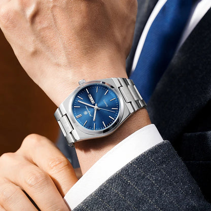 Meridian Noble – Poedagar Edition | Luxury Stainless Steel Quartz Timepiece